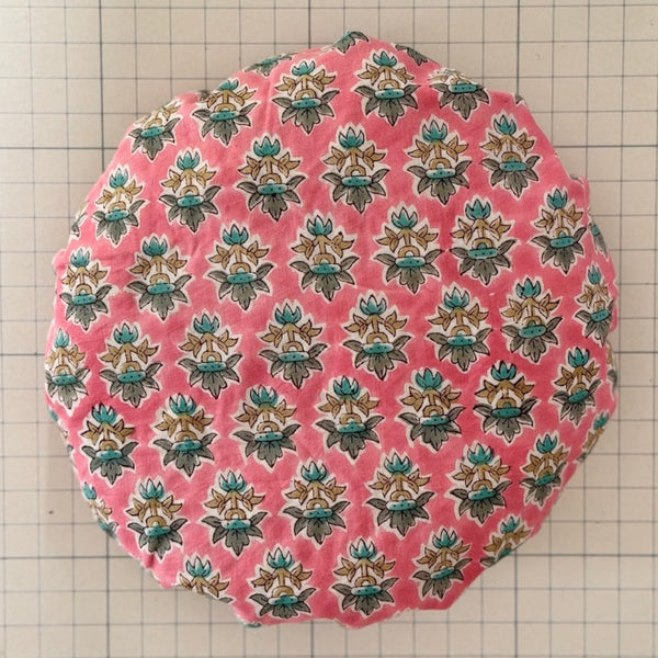 Cotton print bath hat